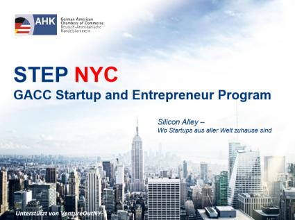 AHK USA Start up Programm Präsentation