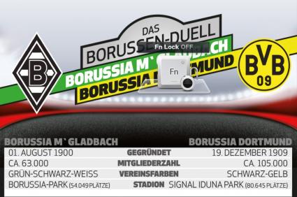 Bundesliga Infografik BVB und Gladbach