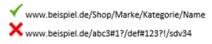 SEO Artikel Beisspiel Webadresse