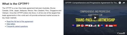 Canada Government CPTPP Image