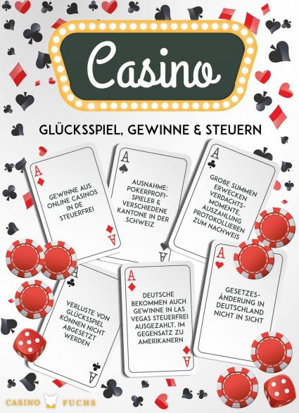 Online Casino Branche Steuern aus Gewinnen