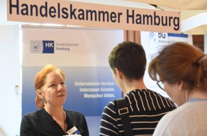 Destination Hamburg Handelskammer auf dem Gründertag