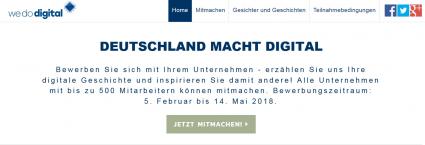 DIHK We do Digital Wettbewerb Startseite