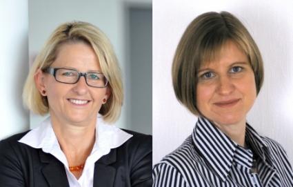 Dr. Sarina Keiser (li) und Ute Leopold (re)