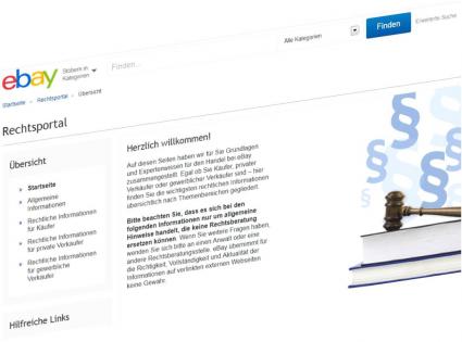 eBay Internet Auktionen Rechtsportal