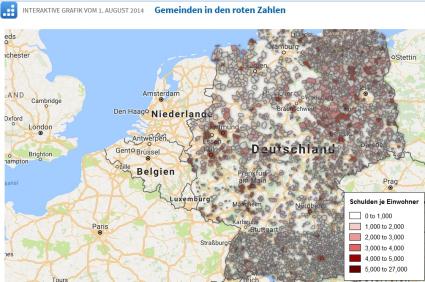 IW Köln Haushalte Schulden pro Kopf