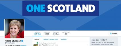 Nicola Sturgeon Twitter Account