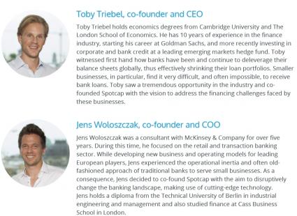 Spotcap Founder Bilder