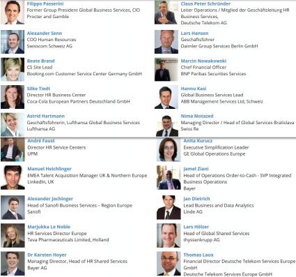 Top Speaker bei der Shared Service und Outsourcing Woche