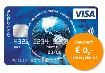 VISA Keditkarte Logo