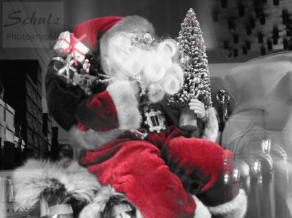 Weihnachtsmann Nikolaus Schaufenster