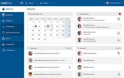 edtime Zeiterfassung Screenshot