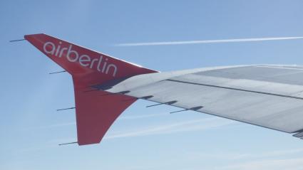 Air Berlin Foto Flugzeugflügel