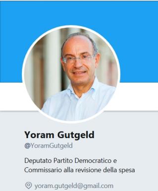 Yoram Gutgeld Berater Italien Twitter Account Image