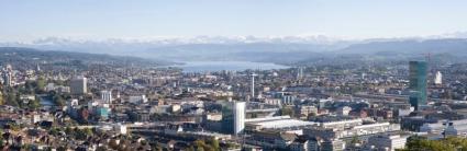 Zürich - Aussicht von der Waid 